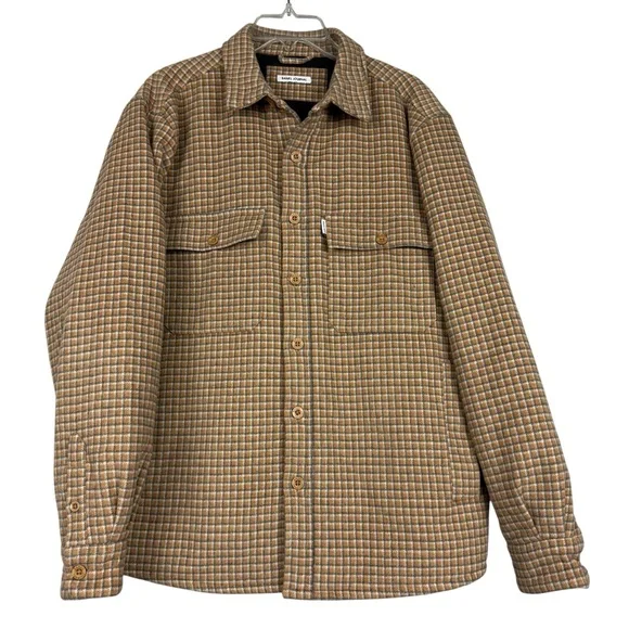 Banks Journal Wool Plaid Check Button Fall Jacket - Picture 3 of 9